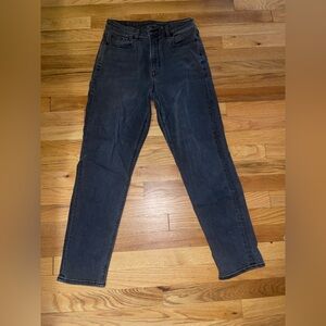 American Eagle Outfitters Men's Dark Gray Straight Jeans